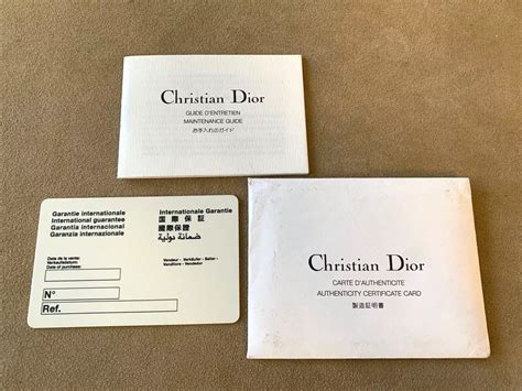 dior authenticity card|christian dior authenticity check.